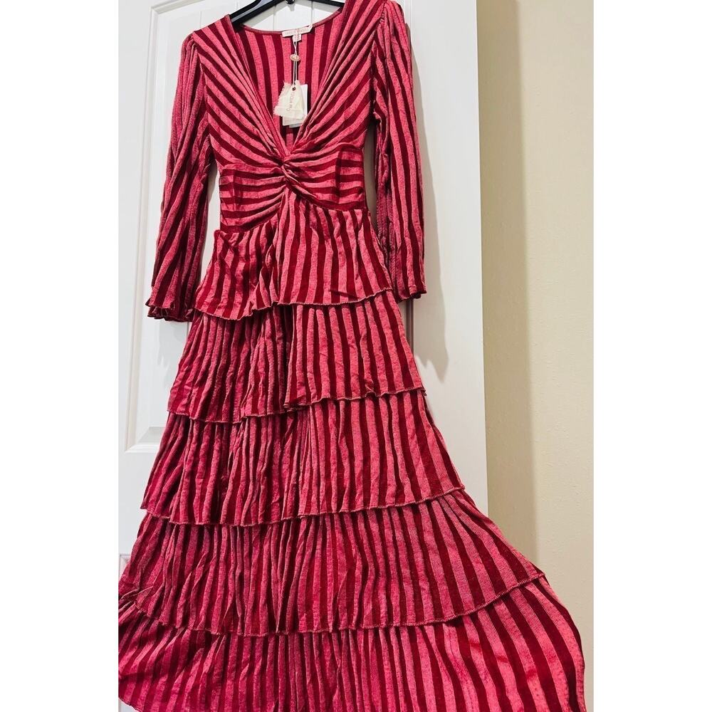 NWT❤️Anthropologie Cecilia Prado Twist-Front Dress szMP - Picture 6 of 11